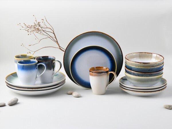 KOMBINOVANÁ SOUPRAVA, 16dílné, kamenina Creatable - Online Only nádobí, Online Only