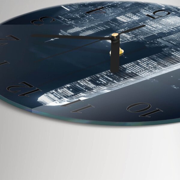 Skleněné nástěnné hodiny Horizont zsoc-fi30-00174867
