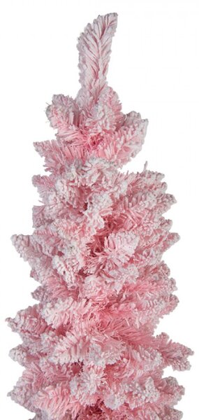 Umělý vánoční stromek růžový – 30x30x120 cm
