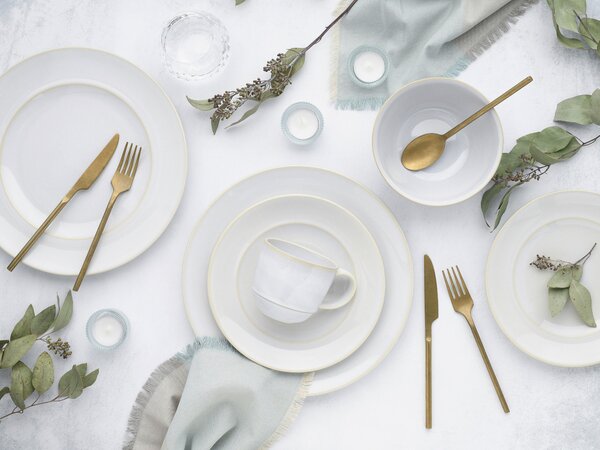 KOMBINOVANÁ SOUPRAVA, 16dílné, kamenina Creatable - Online Only nádobí, Online Only
