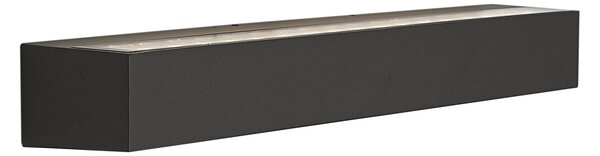 Průmyslové venkovní nástěnné svítidlo černé 55 cm vč. LED IP65 - Hannah