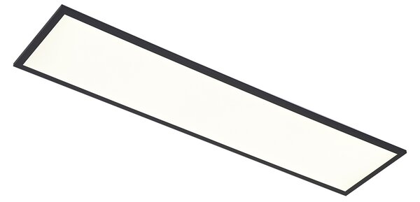 LED panel černý obdélníkový vč. LED 3-krokové stmívání - Reeves