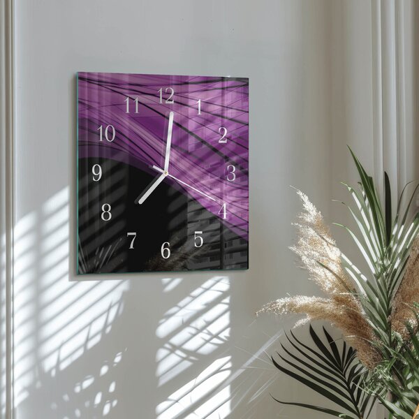 Skleněné hodiny Abstrakce zskb-30x30-00081560