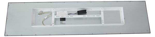 LED panel černý obdélníkový vč. LED 3-krokové stmívání - Reeves
