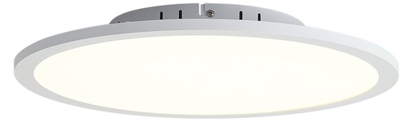 Chytrý LED panel bílý 40 cm vč. LED stmívání do teplých tónů s dálkovým ovládáním - Knob