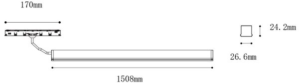 PALNAS 64006857 ŠÍŘKA: 1008 mm, OVLÁDÁNÍ: bez stmívání, TEPLOTA LED: 3000 K