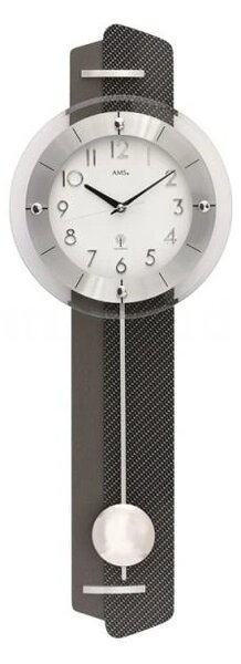 Kyvadlové nástěnné hodiny 5264 AMS řízené rádiovým signálem 70cm
