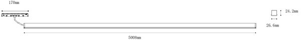 PALNAS 64006857 ŠÍŘKA: 1008 mm, OVLÁDÁNÍ: bez stmívání, TEPLOTA LED: 3000 K
