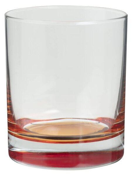 Skleněná sklenice na vodu Color 300 ml sada 6ks