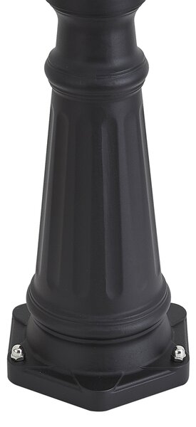 Klasická venkovní lucerna černá 220 cm IP44 - Big
