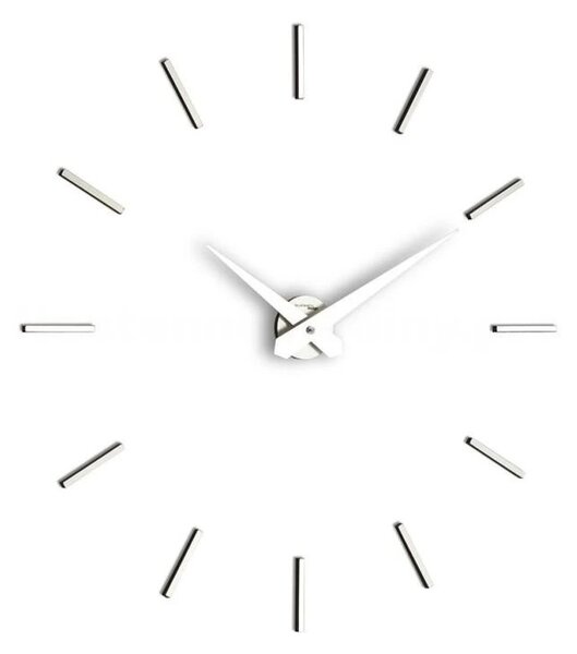 Designové nástěnné hodiny I200M IncantesimoDesign chrome 90-100cm