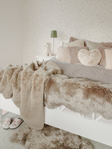Skinnwille Home Collection Povlak na polštář Ulli Ivory, 45x45 cm, slonová kost