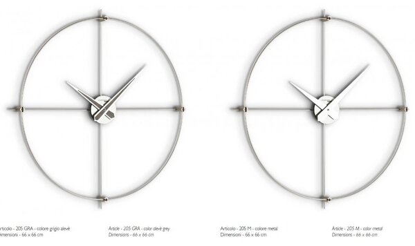 Designové nástěnné hodiny I205M IncantesimoDesign 66cm