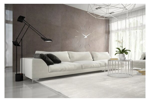 Designové nástěnné hodiny I200M IncantesimoDesign chrome 90-100cm