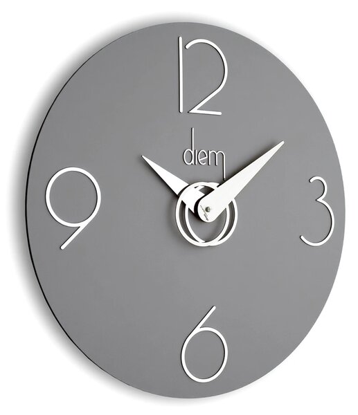 Designové nástěnné hodiny I501GR grey IncantesimoDesign 40cm