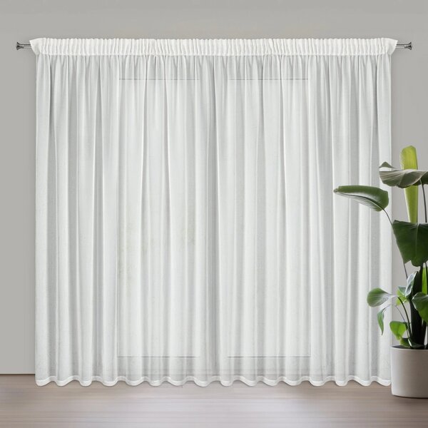 ZÁCLONA NA PÁSCE HERA 300X270 CM VZOROVANÁ