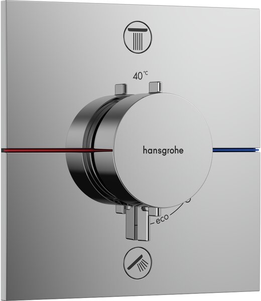 Hansgrohe ShowerSelect Comfort E vanová baterie pod omítku s termostatem chrom 15572000