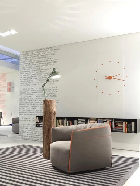 Designové nástěnné hodiny NOMON OJ dýňové 50cm