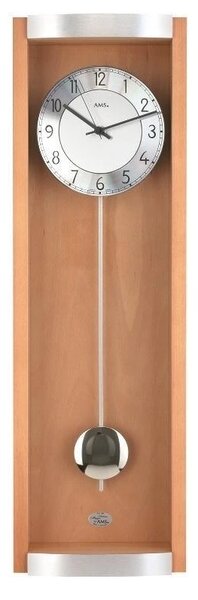 Kyvadlové nástěnné hodiny 5285/18 AMS řízené rádiovým signálem 71cm