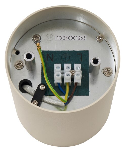 Sada 4 moderních přisazených bodových světel béžová GU10 50mm otočná a naklápěcí - Rondoo Up