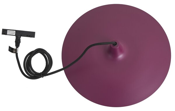 Retro závěsné svítidlo fialové pro kolejnicový systém 1-fázové - Slimline Panzi