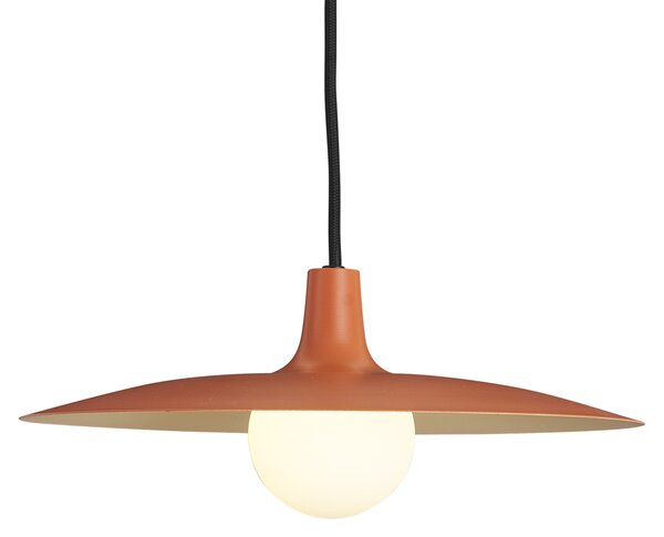 Retro závěsné svítidlo oranžové pro 1fázový kolejnicový systém - Slimline Panzi