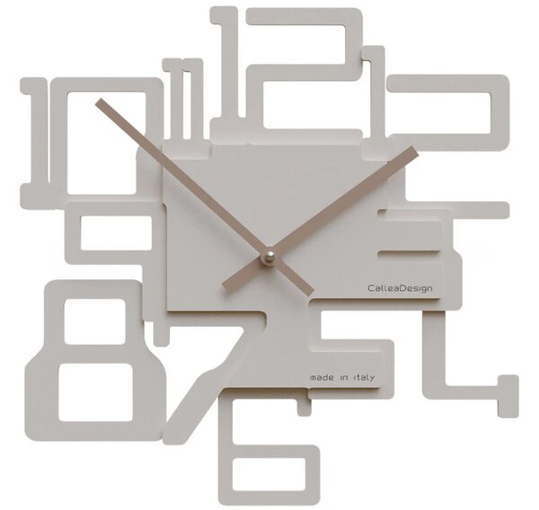Designové hodiny 10-003 CalleaDesign Kron 32cm (více barevných variant) Barva stříbrná-2 - RAL9006