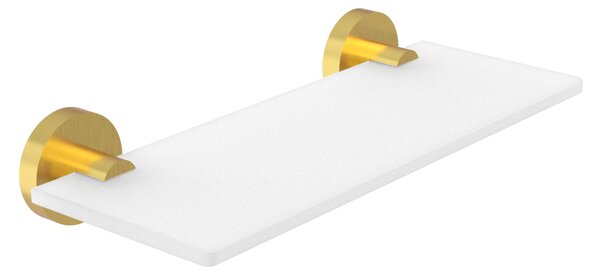 Nimco Unix zlatá police k WC skleněná mat na mobil 20 cm UNZ 13091B-20-Z