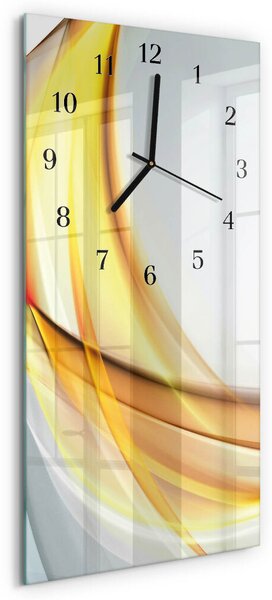 Skleněné hodiny vertikální Abstrakce zsppc-30x60-00179266