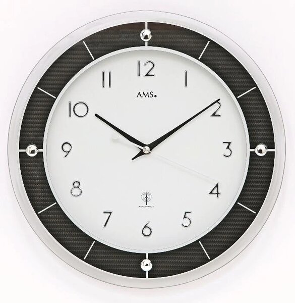 Nástěnné hodiny 5854 AMS řízené rádiovým signálem 31cm
