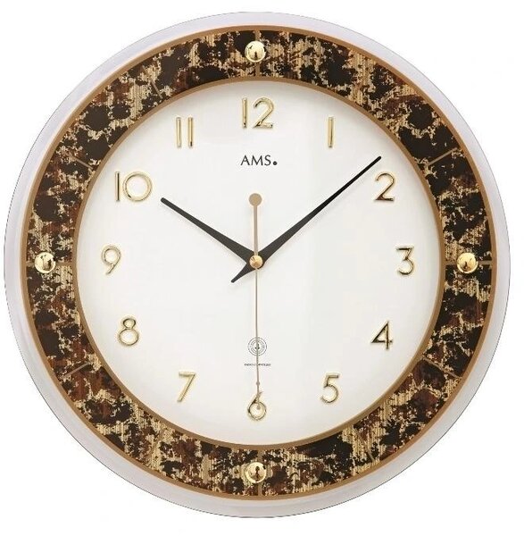 Nástěnné hodiny 5853 AMS řízené rádiovým signálem 31cm
