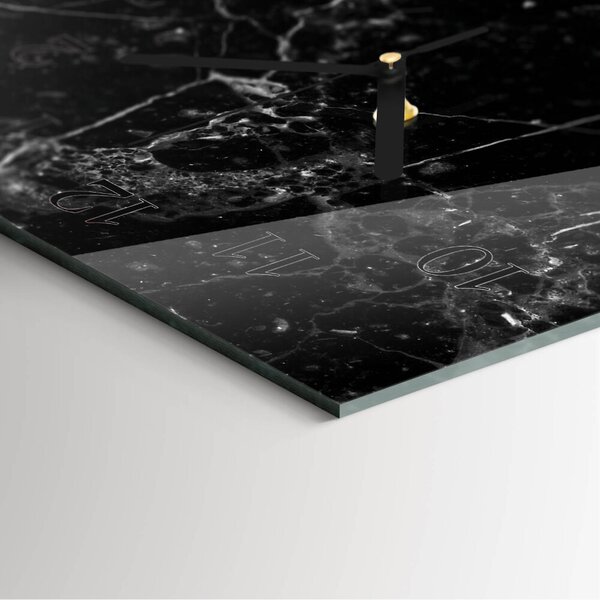 Skleněné hodiny vertikální Grafit zsppc-30x60-00059747