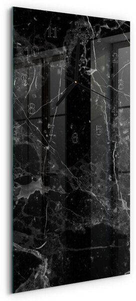Skleněné hodiny vertikální Grafit zsppc-30x60-00059747