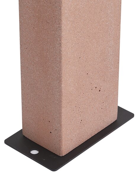 Moderní venkovní sloupkové svítidlo terakota 65 cm IP44 - Pompei