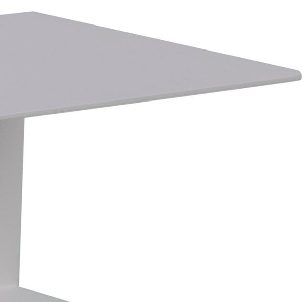 Scandi Bílá kovová nástěnná police Zoha 35 cm