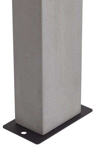 Moderní venkovní sloupek šedý 65 cm IP44 - Pompei