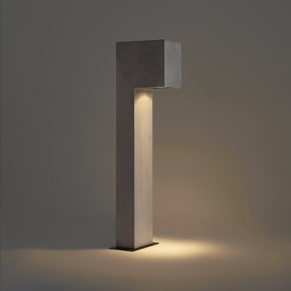 Moderní venkovní sloupek šedý 65 cm IP44 - Pompei