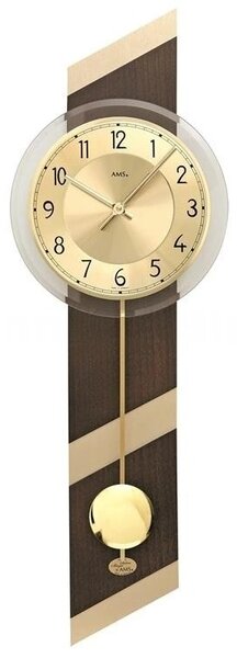 Kyvadlové nástěnné hodiny 7412 AMS 69cm