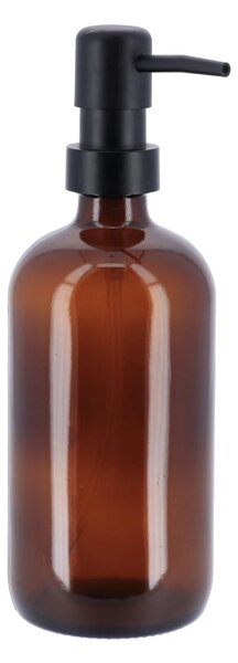Dávkovač mýdla Amber, hnědá/ s černými prvky, 500 ml BT