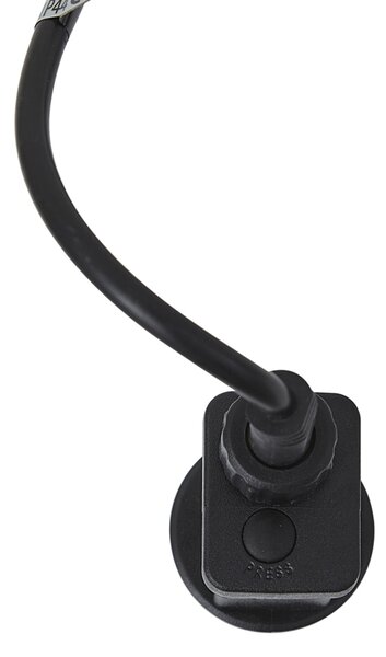 Stojací venkovní lampa bílá 80 cm vč. LED IP44 - Fungi