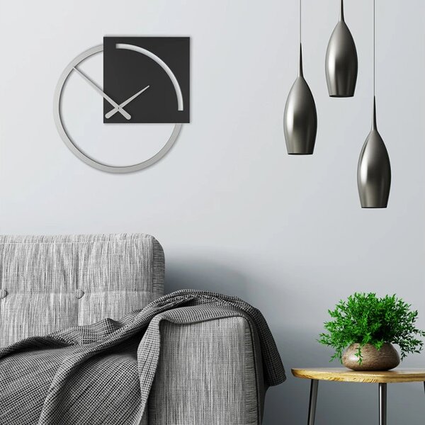 Designové hodiny 10-124 CalleaDesign Karl 45cm (více barevných variant) Barva vínová červená-65 - RAL3003
