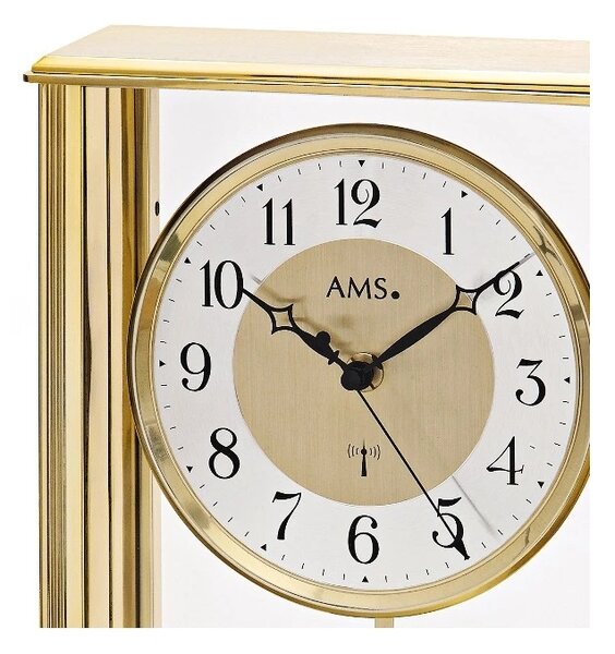 Stolní kyvadlové hodiny 5191 AMS řízené rádiových signálem 25cm