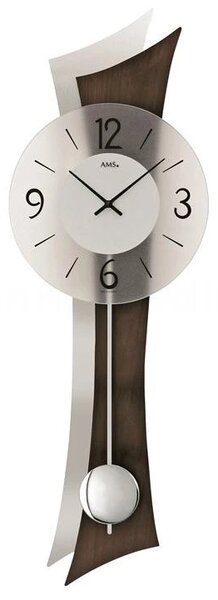 Kyvadlové nástěnné hodiny 7425/1 AMS 70cm