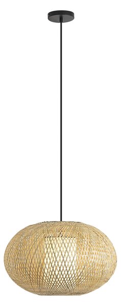 Závěsné svítidlo Japandi bambusové 50 cm IP44 - Moana