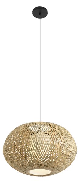 Závěsné svítidlo Japandi bambusové 50 cm IP44 - Moana