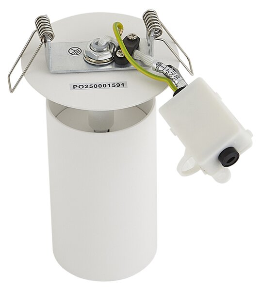 Moderní zapuštěné bodové svítidlo bílé GU10 50mm IP44 - Chels