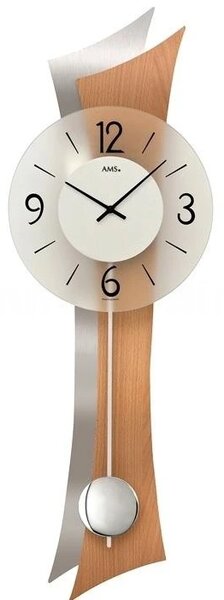 Kyvadlové nástěnné hodiny 7425 AMS 70cm