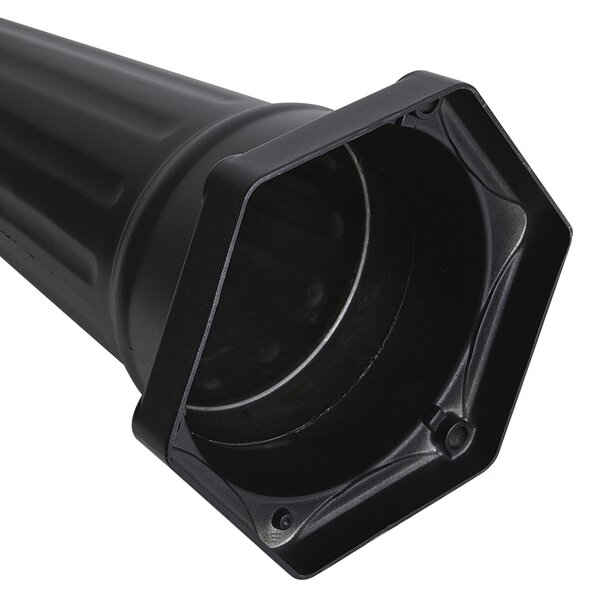 Klasická venkovní lucerna černá s mědí 220 cm 3-světla IP44 - Havana