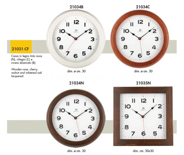 Lowell Italy Designové nástěnné hodiny 21034C Lowell 30cm
