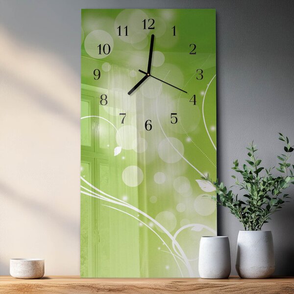 Skleněné hodiny vertikální Vzor zsppc-30x60-00179669